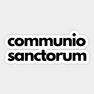 communio sanctorum Sticker